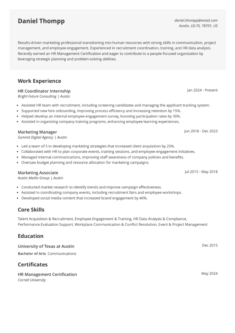 AI-resume-builder-template-Career-changer