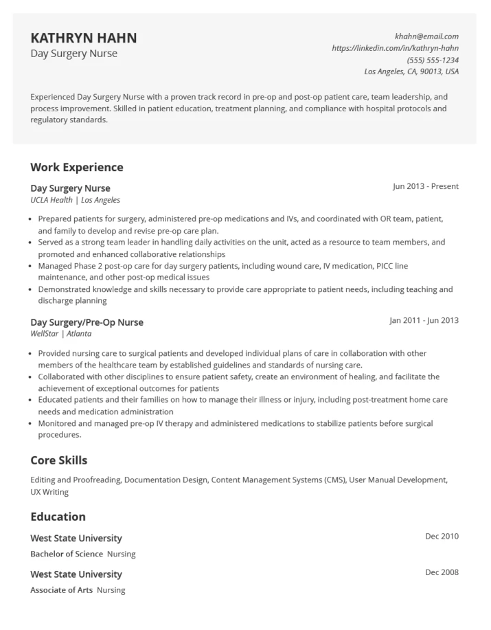 AI-resume-builder-template-Nurse