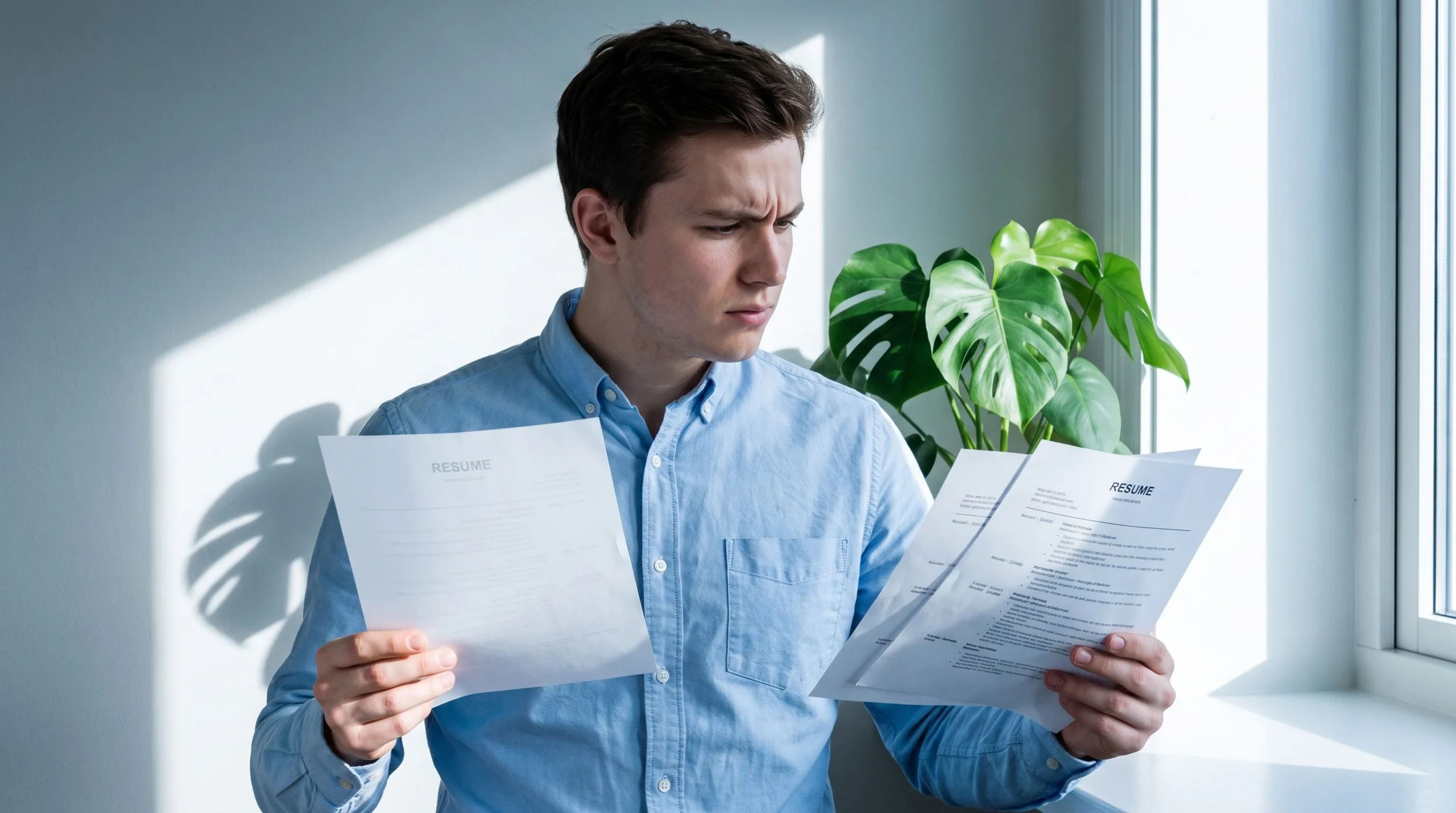 an entry-level student deciding between one or two pages for their resume