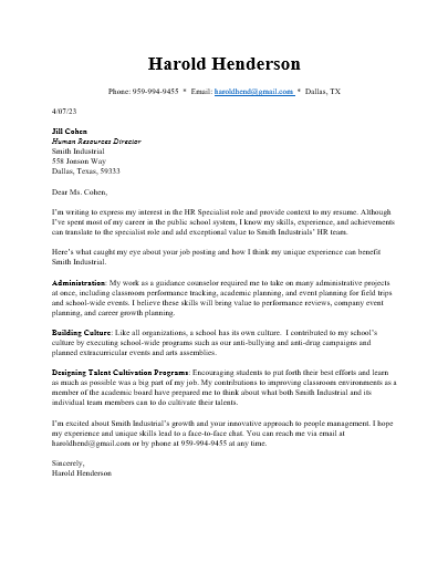 16+ Cover Letter Templates [Get Started in 1 Click]