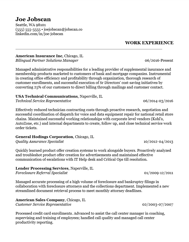 Resume Formats That Help Get You Job Interviews