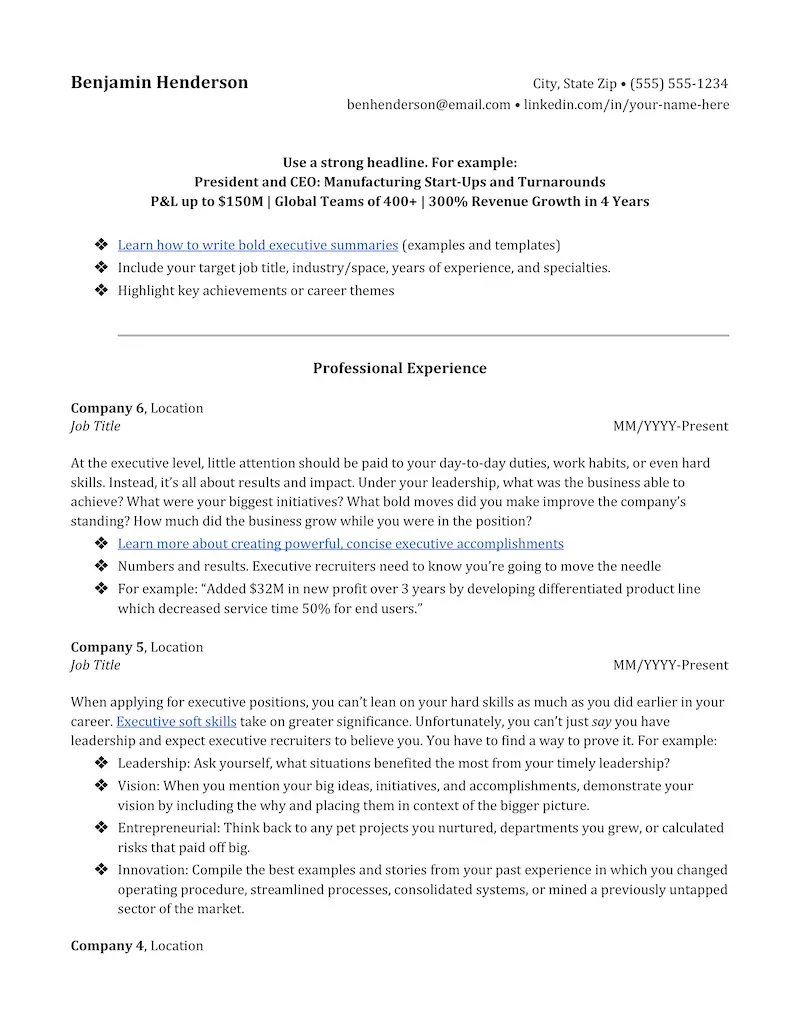 White resume on big screen