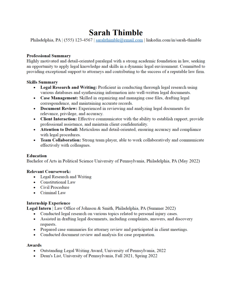 Functional Resume Template Functional Resume Template