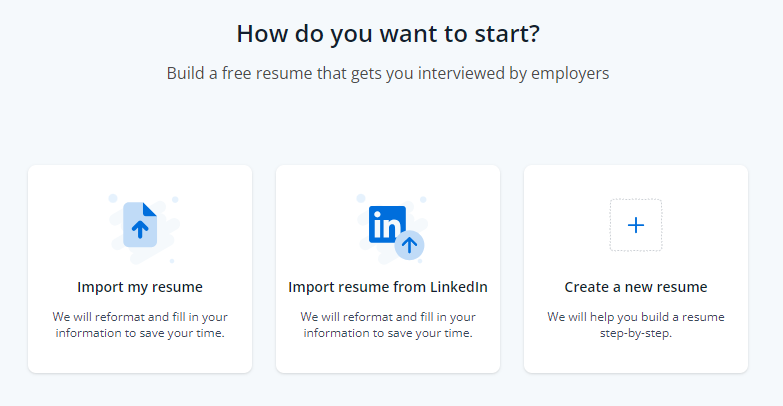How to import resumes with Jobscan's resume builder