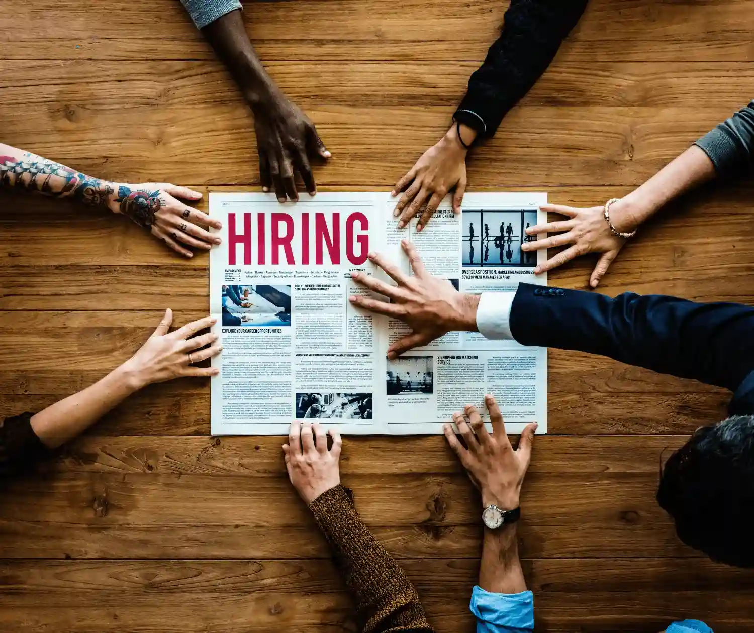 Many job seekers are reaching for the newspaper with a section advertising open job positions for hiring