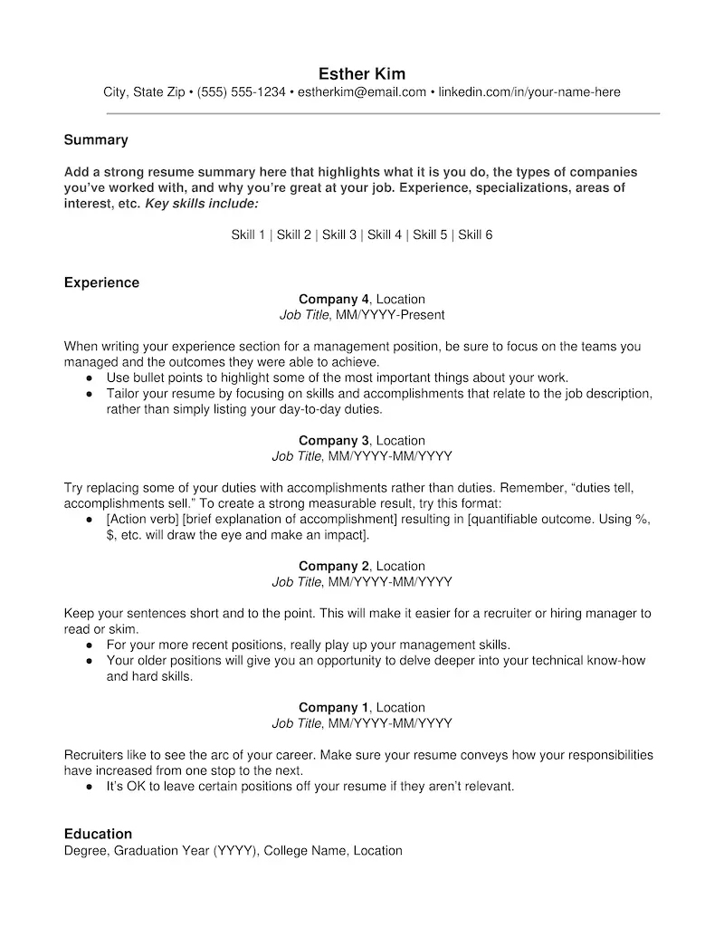 White resume on big screen