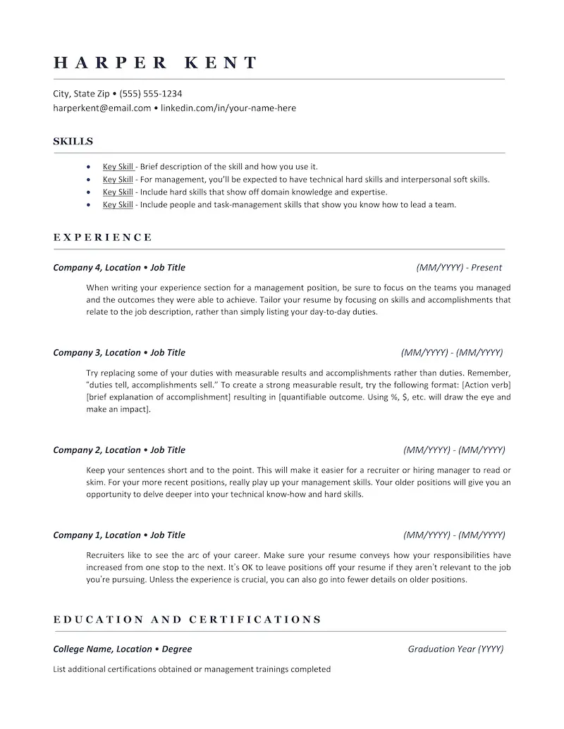White resume on big screen