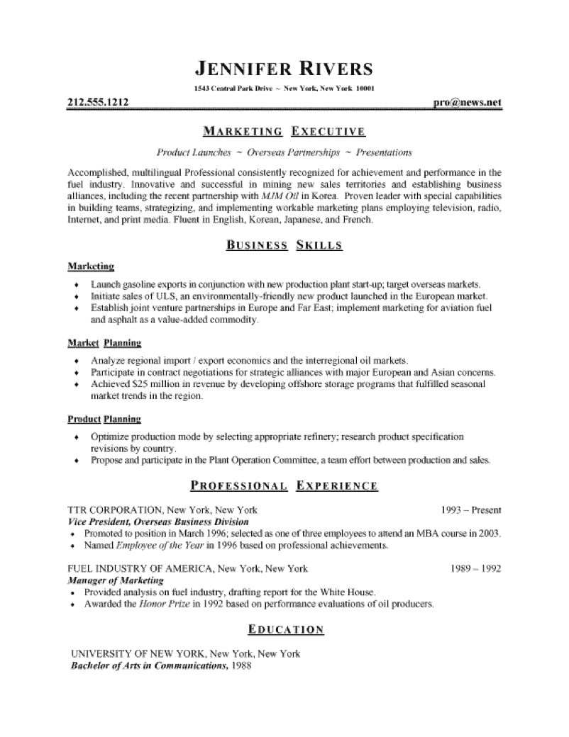 resume-formats