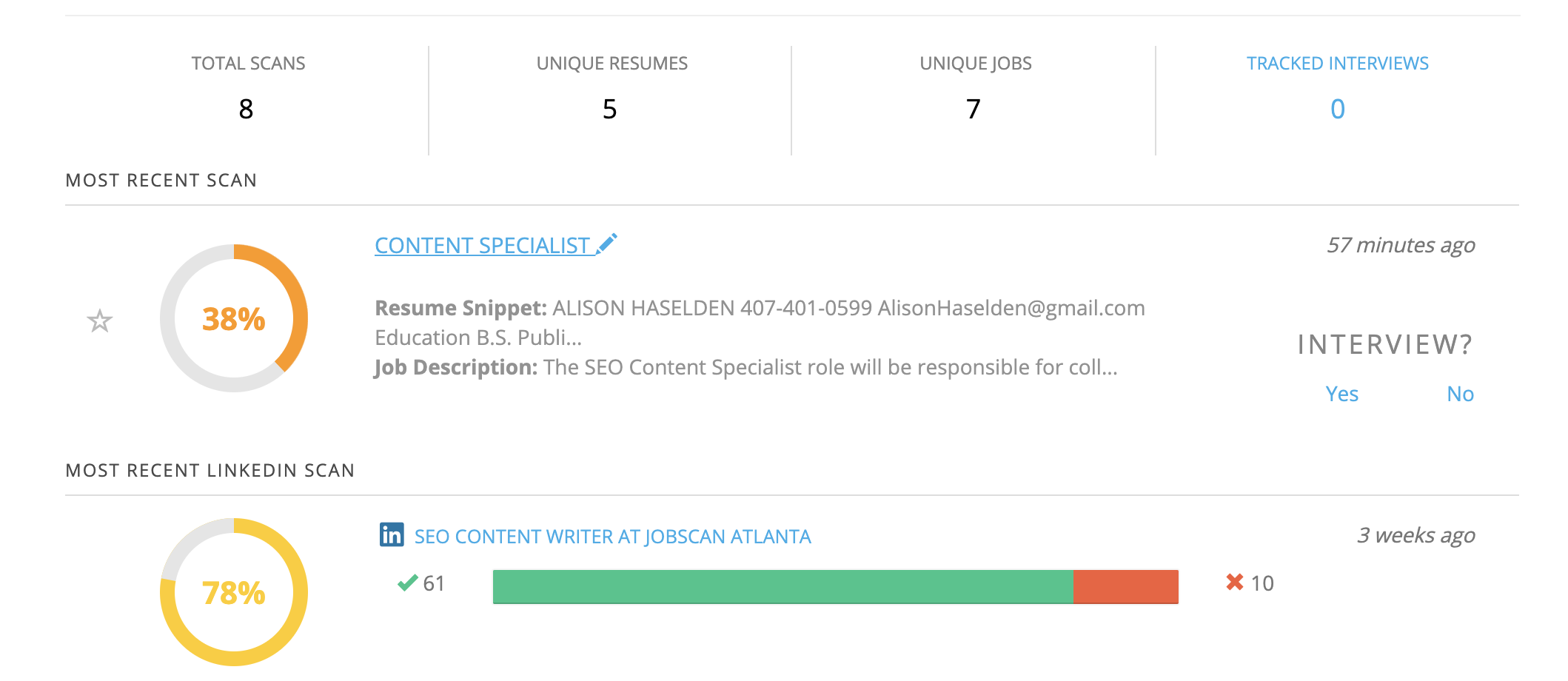 Jobscan Tutorial Jobscan