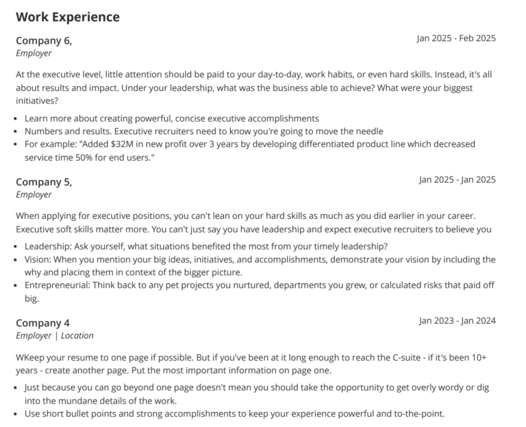 Experience Posting Example How to Make Your Resume Stand Out to Recruiters - Jobscan