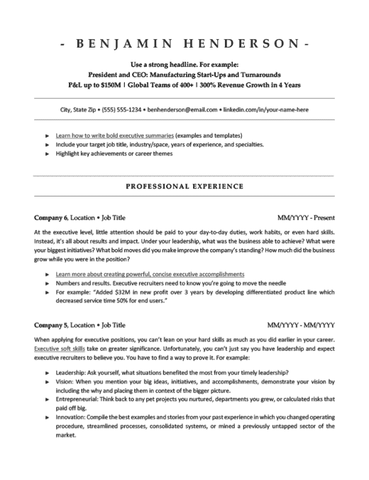 free ats resume template download