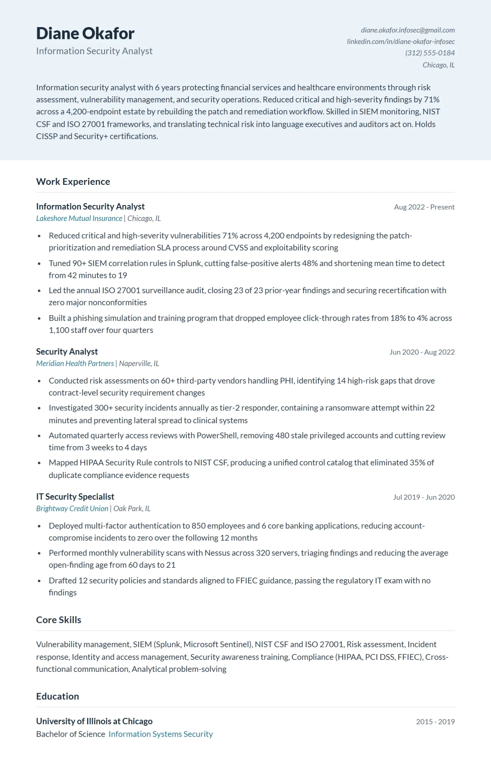 Best Cybersecurity Resume Examples for 2026