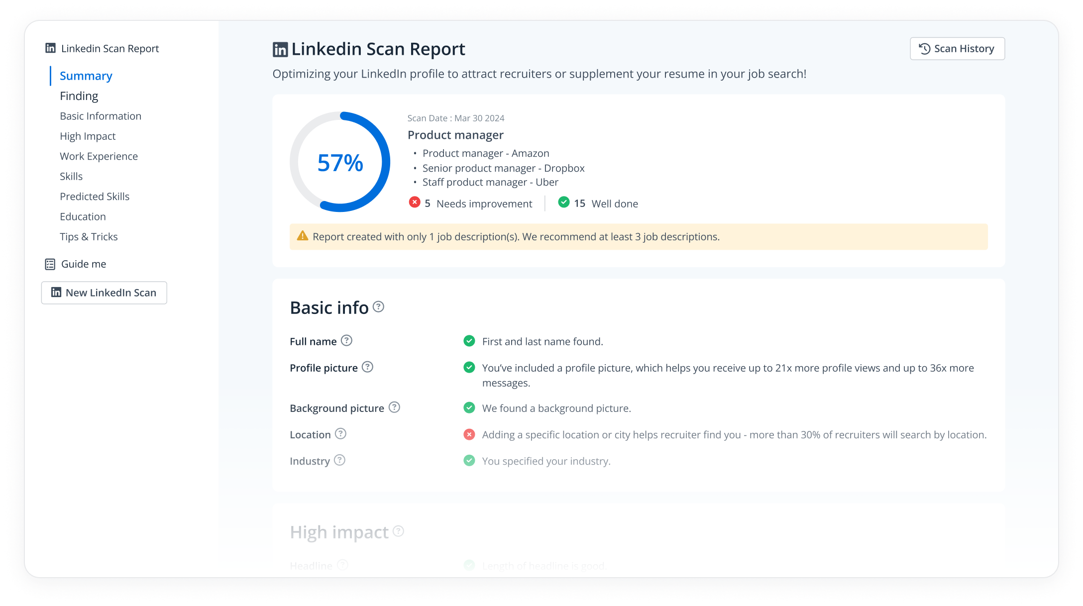 LinkedIn Optimize Hero