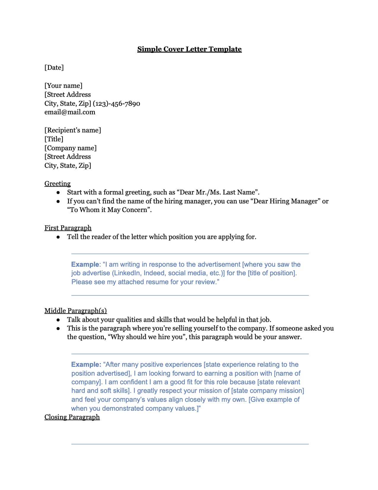 18 Free Cover Letter Templates That Will Actually Get You Interviews