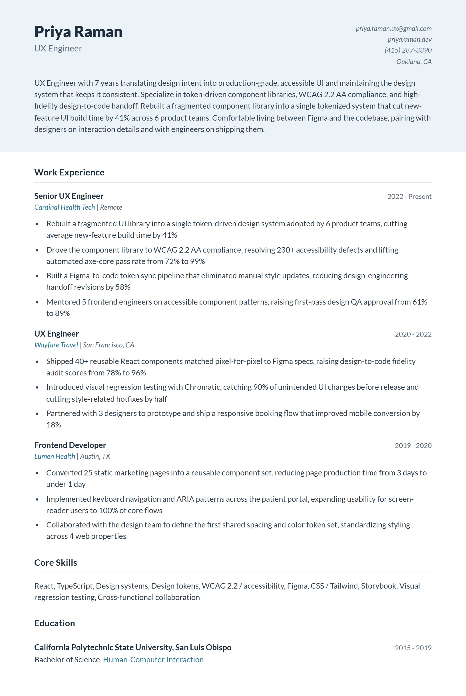 Best Design Engineer Resume Examples for 2026
